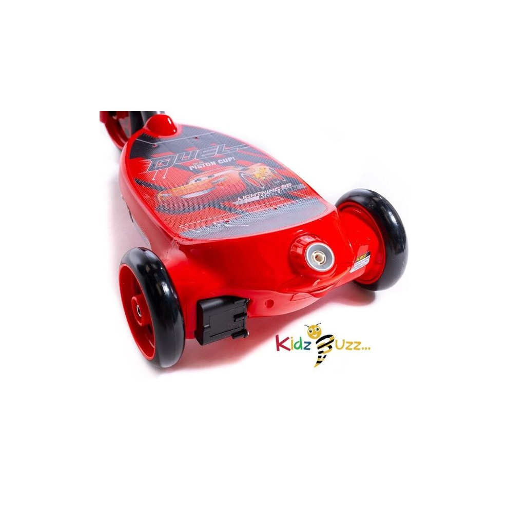 huffy-disney-pixar-cars-bubble-electric-scooter-for-kids-3-5-years-6v-battery-toy-ride-on-scooter-with-bubble-machine-ft-lightning-mcqueen--red