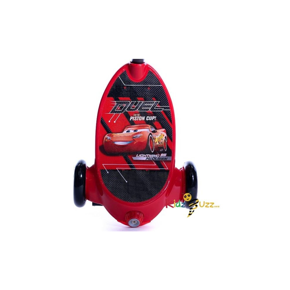 huffy-disney-pixar-cars-bubble-electric-scooter-for-kids-3-5-years-6v-battery-toy-ride-on-scooter-with-bubble-machine-ft-lightning-mcqueen--red