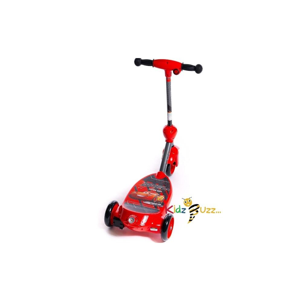 huffy-disney-pixar-cars-bubble-electric-scooter-for-kids-3-5-years-6v-battery-toy-ride-on-scooter-with-bubble-machine-ft-lightning-mcqueen--red