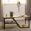 Seconique Durham 3 Level Shelving Coffee Table in Light Oak Effect and Black 5