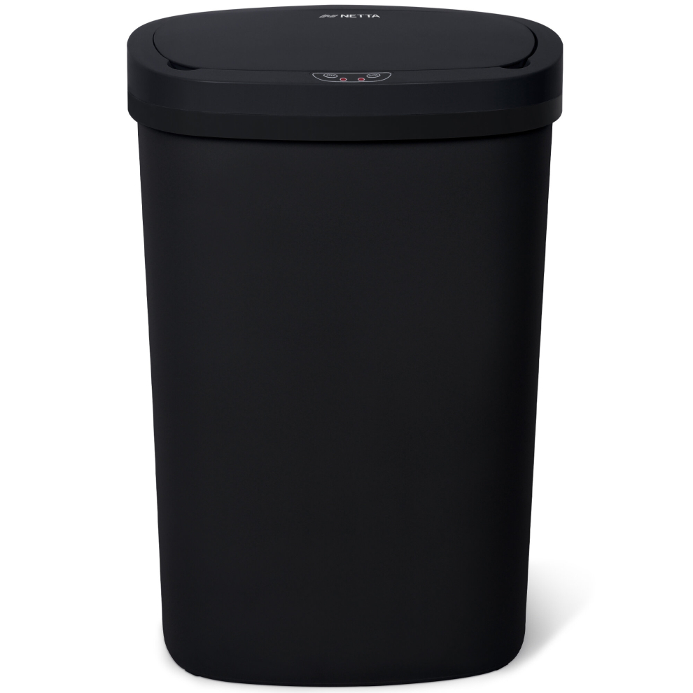 (Black) NETTA 50L Plastic Sensor Bin for Kitchen