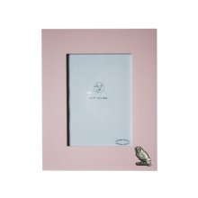 5x7 Pink Wooden Tawny Owl Photo Frame