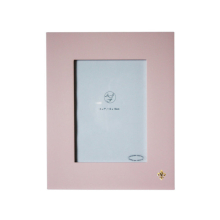 5x7 Pink Wooden Fleur De Lis Photo Frame