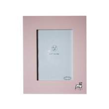 5x7 Pink Wooden Jack Russell Photo Frame
