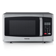 Toshiba 800w 23L Microwave Oven with Digital Display, Auto Defrost, One-Touch Express Cook, 6 Pre-Programmed Auto Cook Settings, and Easy Clean - Stai