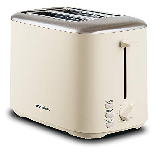 Morphy Richards Equip Cream 2 Slice Toaster Defrost And Reheat