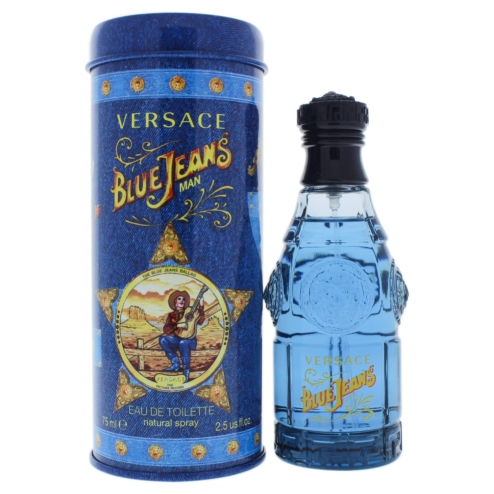 Versace Blue Jeans Eau De Toilette for Men, 75ml