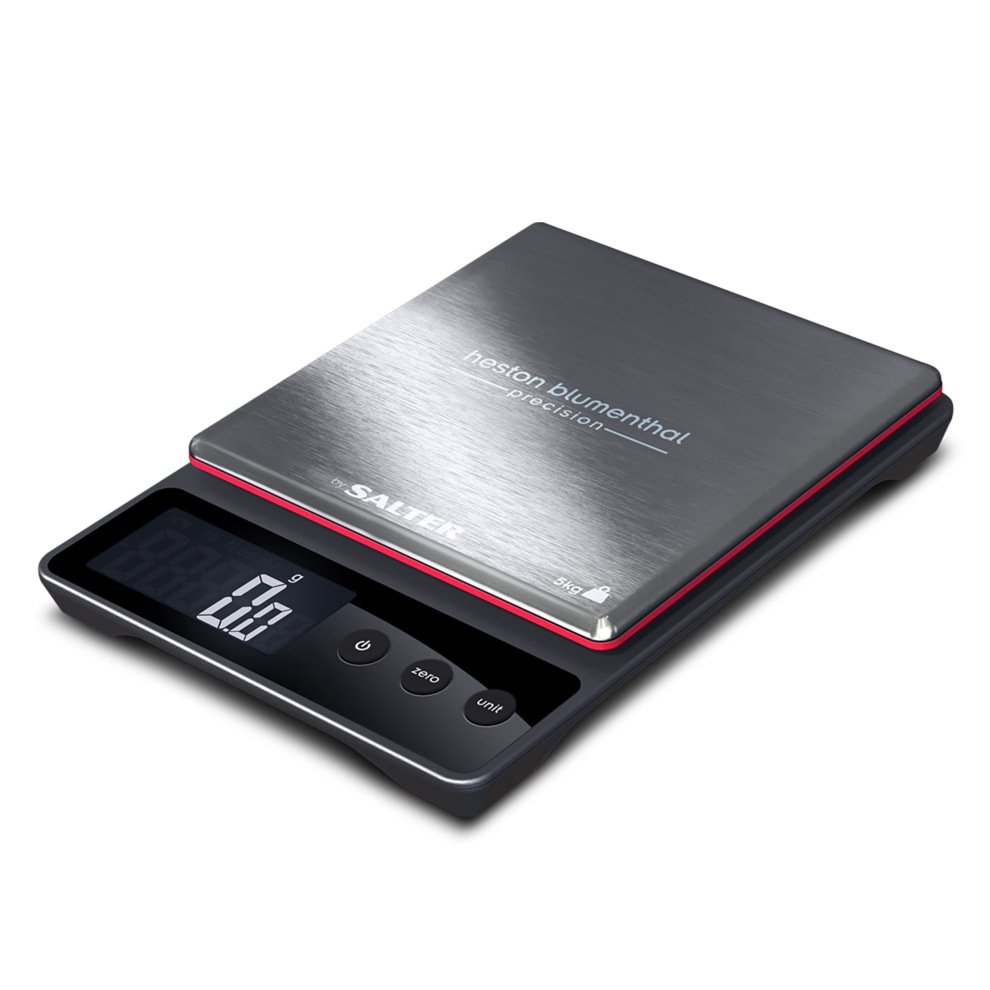 Salter Heston Blumenthal Precision By 1140A Hbbkdr Digital Kitchen Scales - Premium Precision Bakers/Chef Scale, For Weighing Food/Coffee And Liquid,