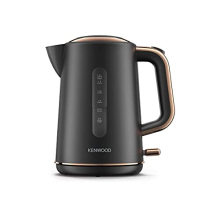 Kenwood Abbey Lux Water Kettle, 360 Swivel Base, Fast Boiling, Removable Filter, Water Capacity 1.7L, ZJP05.C0DG, 3000W, Dark Grey with Rose Gold