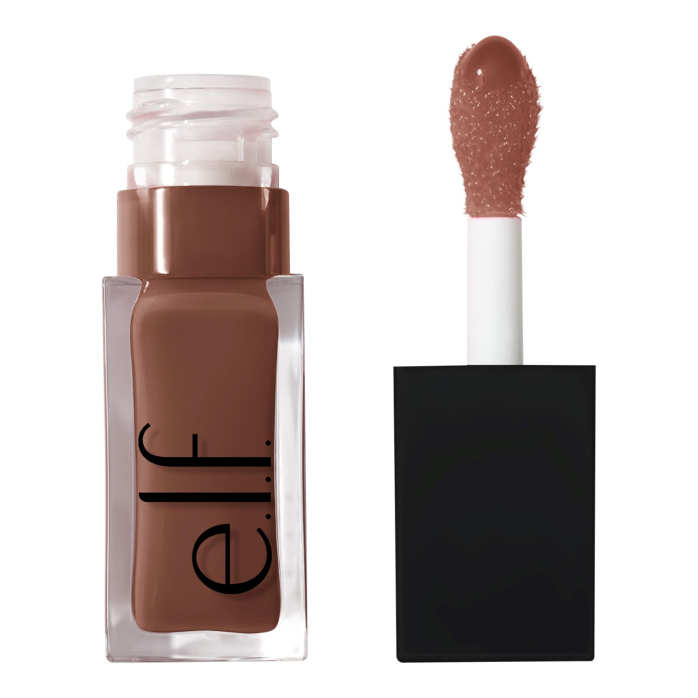 e.l.f. Glow Reviver Lip Oil, Nourishing Tinted Lip Oil For A High-Shine Finish, Infused With Jojoba Oil, Vegan & Cruelty-Free, Honey Talks