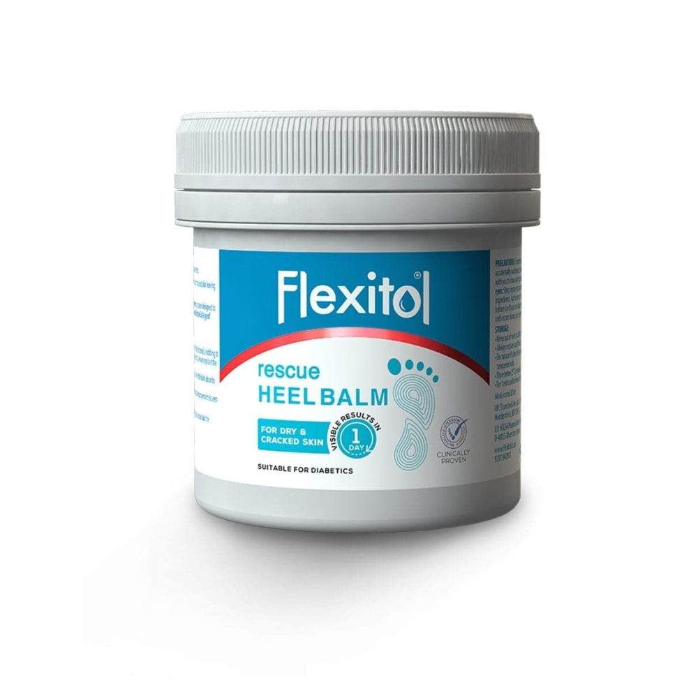 Flexitol Rescue Heel Balm 485G, Clinically Proven To Moisturise Dry, Cracked Heels In 1 Day, Intense Moisturisation