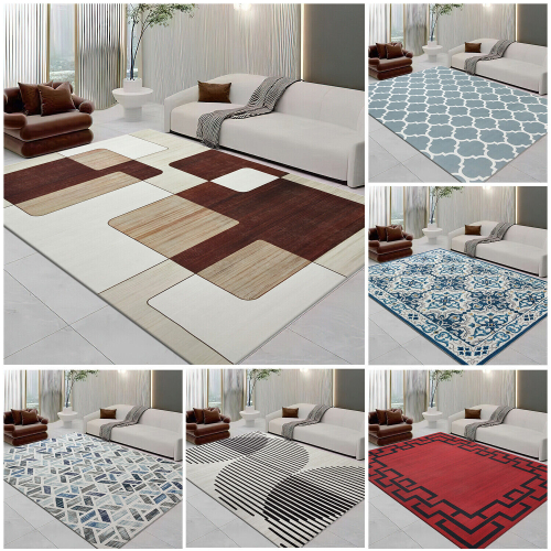 Imperial Rooms Modern Non-Slip Rugs Printed Geometric Carpet Mat
