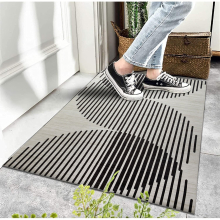 (40x60 cm, JETT- PRINTED RUG) Modern Non-Slip Rugs Printed Geometric Carpet Mat