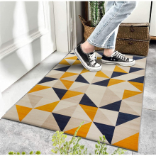 (40x60 cm, BRIO- PRINTED RUG) Modern Non-Slip Rugs Printed Geometric Carpet Mat