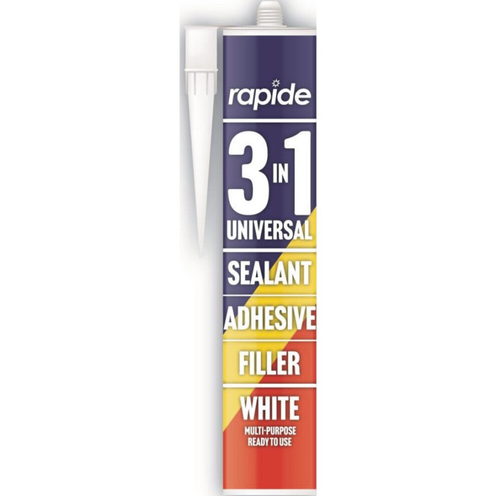 260ml Rapide 3-in-1 Universal Sealant Adhesive & Multi-purpose Filler