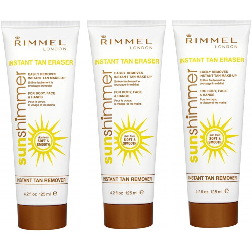 Rimmel 3 x Rimmel Sunshimmer Instant Tan Remover 125 ml