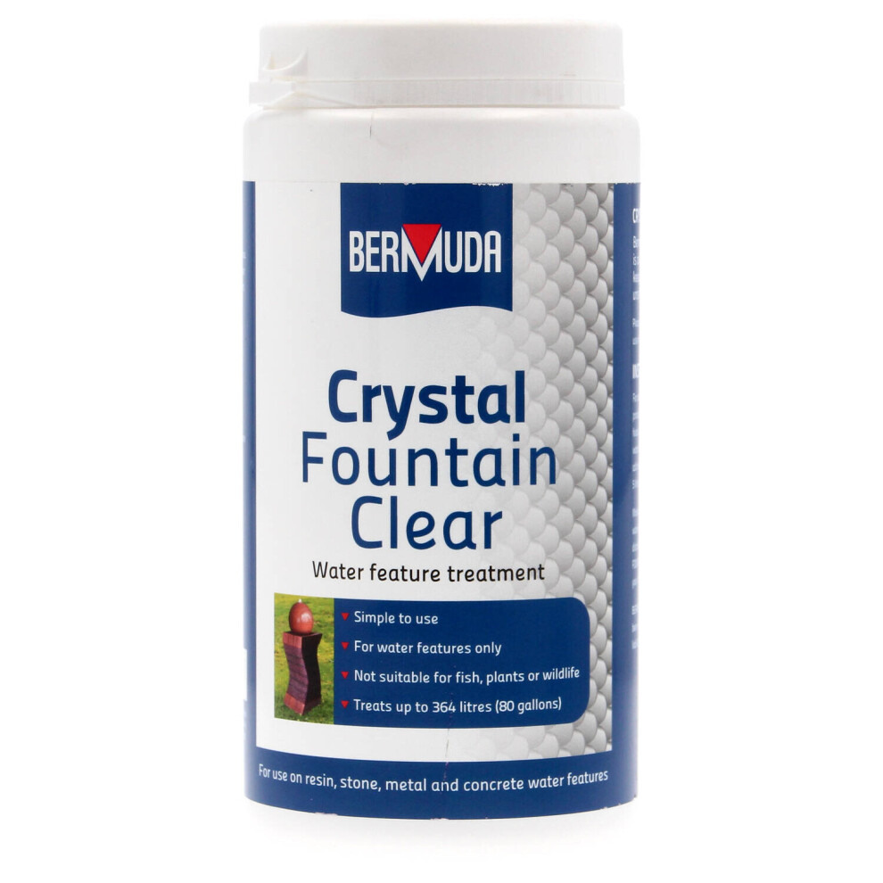 Bermuda Crystal Fountain Clear For Pond Water Features - 1Kg