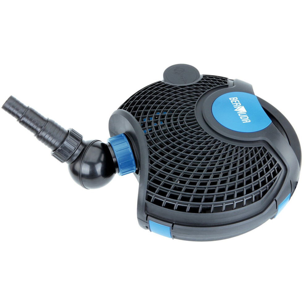 (1) Bermuda Filter Force Pond Pump Submersible for Large Medium Solids Handling Waterfall Watercourse Filtration Quiet Fish Koi Powerful