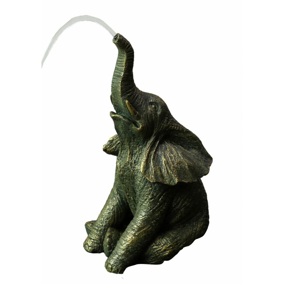 (Elephant) Bermuda Water Feature Spitter Ornaments