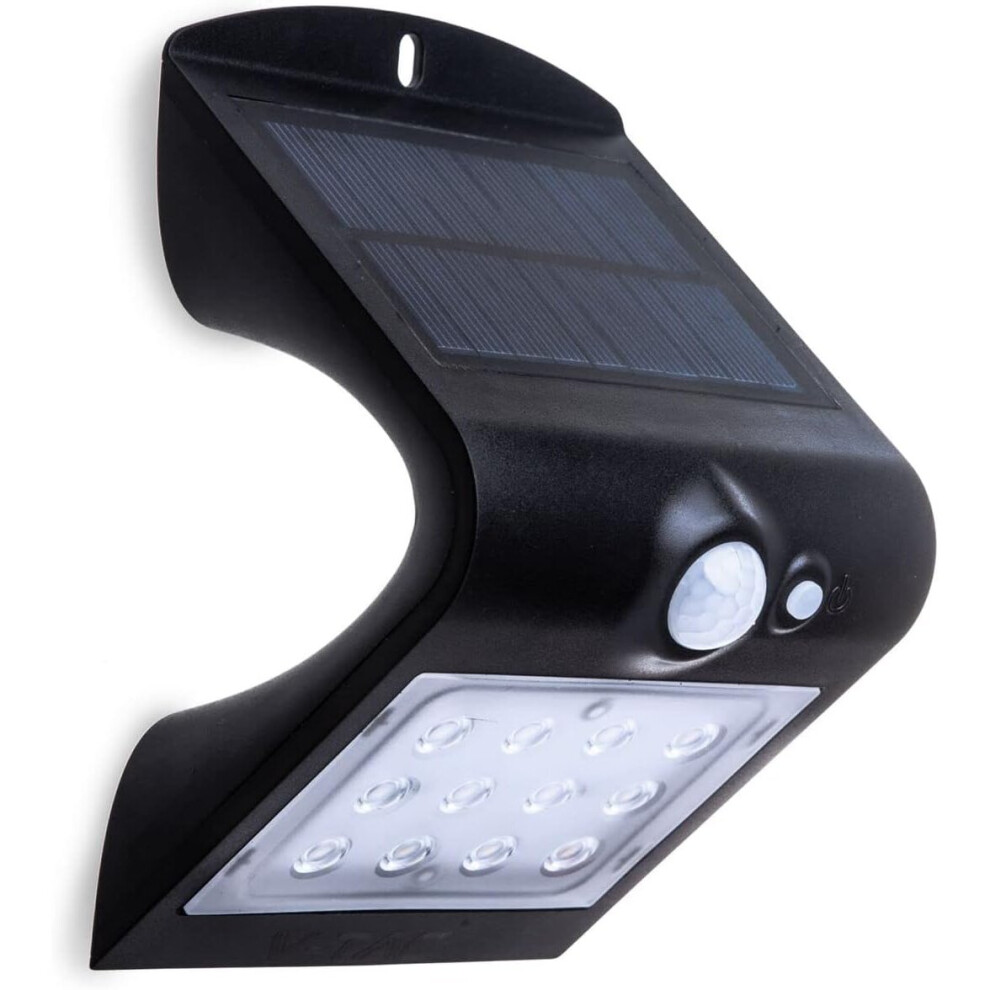 VT-767-2 1.5W LED SOLAR WALL LIGHT COLORCODE:4000K+4000k -BLACK+BLACK BODY, 1.5, 220