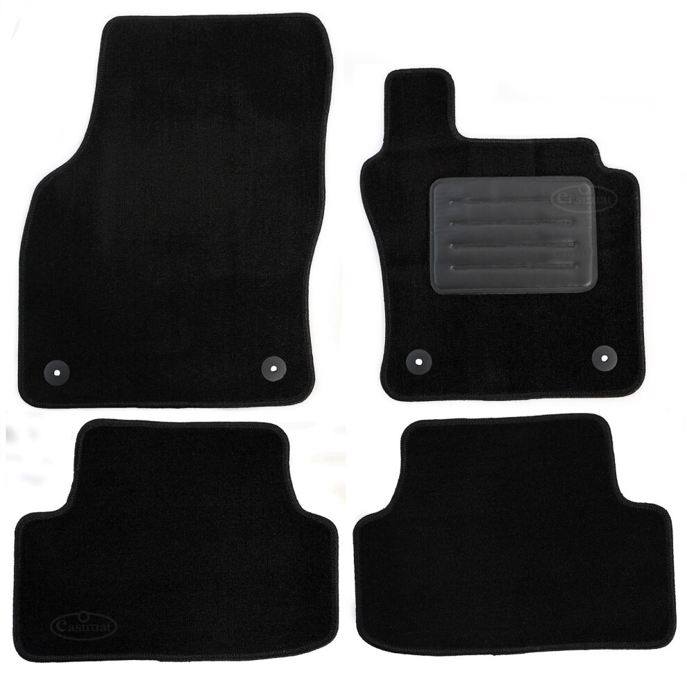 VW Golf Mk7 2013 to 2020 Tailored Luxury Carpet Car Floor Mat 4pc Set