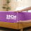 Imperial Rooms (Violet, Single (90 x 191 cm)) Fitted Sheet Bed Sheets Extra Deep 25CM Single Double King Sizes 4