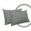 Imperial Rooms (Grey, Pillow Cases Only(50 x 75 cm)) Fitted Sheet Bed Sheets Extra Deep 25CM Single Double King Sizes 1