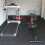 (Black, 30mm) Heavy Duty Rubber Gym Mats - 1m x 1m 6