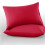 Imperial Rooms (Red, Pillow Cases Only(50 x 75 cm)) Fitted Sheet Bed Sheets Extra Deep 25CM Single Double King Sizes 1