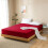 Imperial Rooms (Red, Single (90 x 191 cm)) Fitted Sheet Bed Sheets Extra Deep 25CM Single Double King Sizes 2