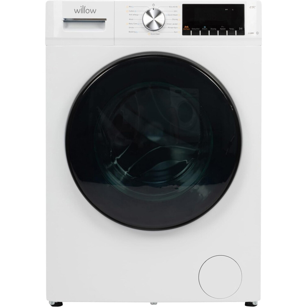 Willow WWD8514WH 8kg 1400 Spin Washer-Dryer, White