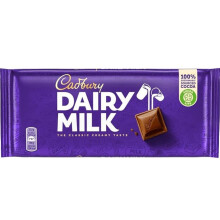 Cadbury Dairy Milk Chocolate Bar 17 x 110g Bars Delicious Tasty