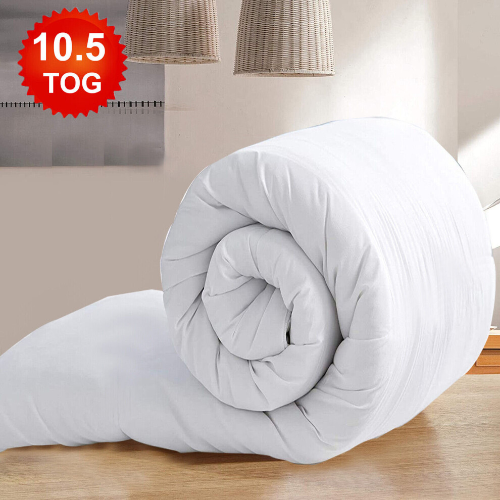 (King: (230 x 220)cm, 10.5 TOG) Down Duvet Quilt Tog Luxury Hotel Quality Winter Warm Duvet Tog 10.5,13.5 & 15