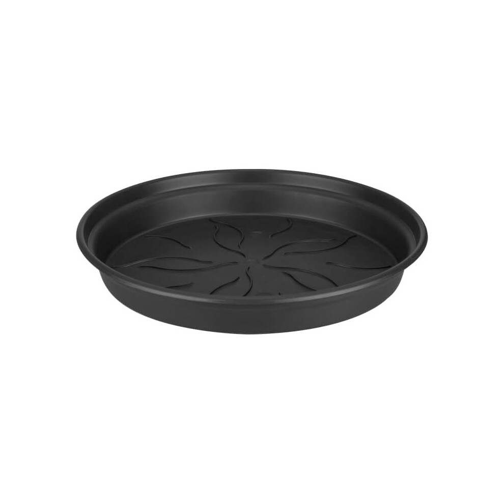 Elho Group Elho 22Cm Living Black Green Basics Saucer