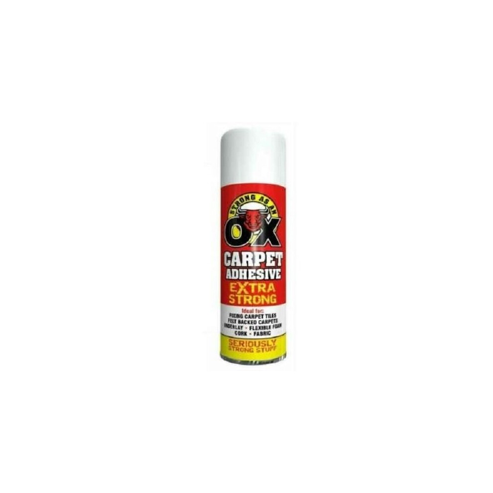 Extra Strong Spray Adhesive Glue Rubber Flooring Foam Carpet Tiles Crafts - 500ml