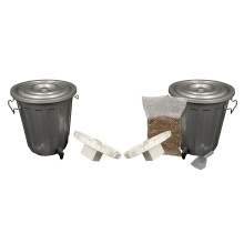 18L Double Bokashi Composter Kit and 2kg Bran