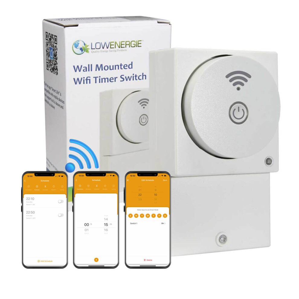 Lowenergie Smart Wall Mounted Wifi Timer Switch