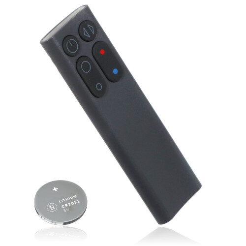 SPARES2GO Remote Control for Dyson AM04 AM05 Fan Heater 922662-06 + Battery