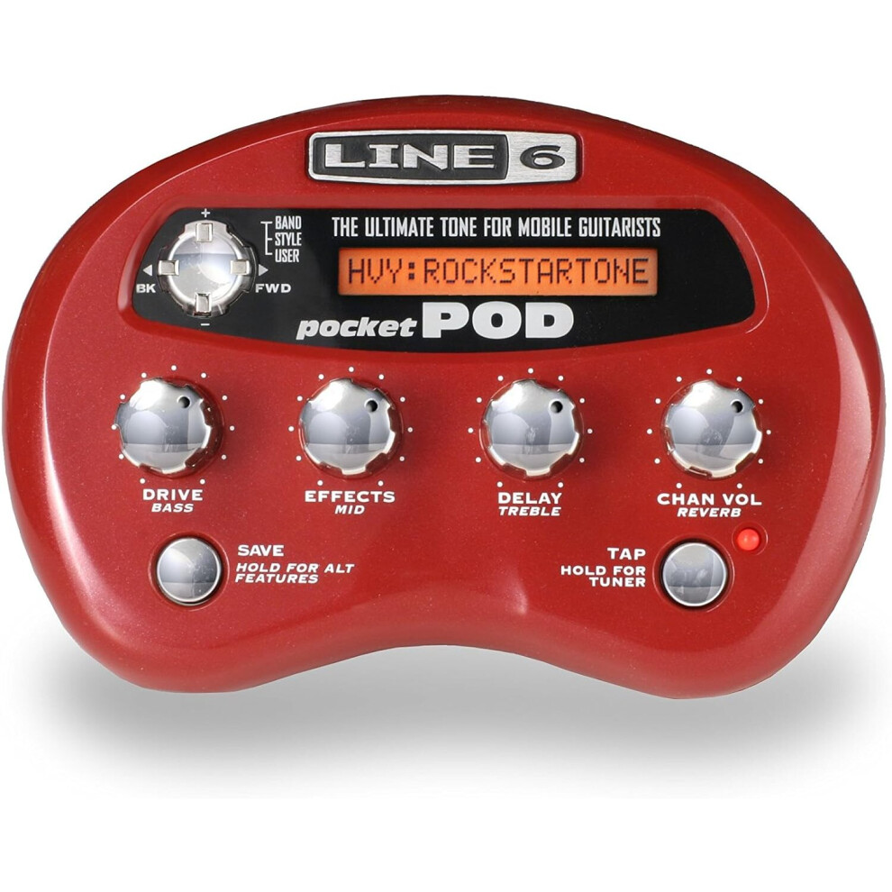 Line 6 Pocket Pod Portable Guitar Amp Emulator and Multi Effects