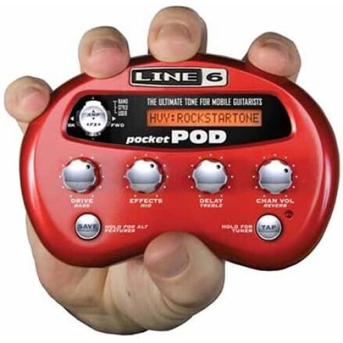 Line 6 Pocket Pod Portable Guitar Amp Emulator and Multi Effects 2