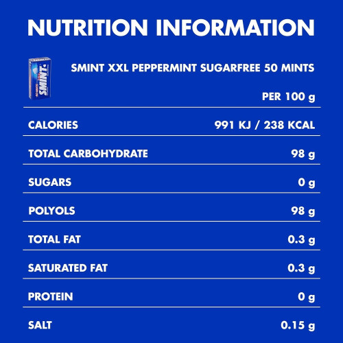 Smint 12 x Smint XXL Peppermint Sugar Free Mints 1
