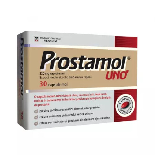 Prostamol uno 320 mg 30 soft caps. urination disorders