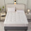 Homescapes (Double (135 x 190 cm)) Premium Wool Mattress Topper Deep Fitting Comfort 6