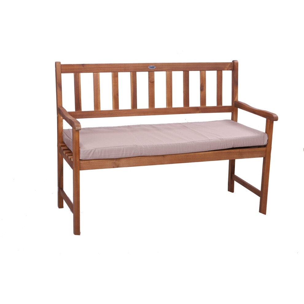 Garden bench cushion 160x50x7cm | Floor cushion | Outdoor cushion | Garden sofa 2-3 seater | Pad for Outdoor Bench Beige