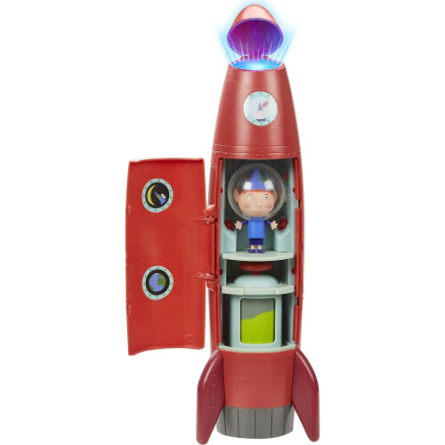 Ben & Holly Electronic Lights and Sounds Elf Rocket Playset Includes Ben Elf 1
