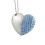 (Blue) Charm Bracelet Necklace Working 8GB USB Flashdrive Memory 1