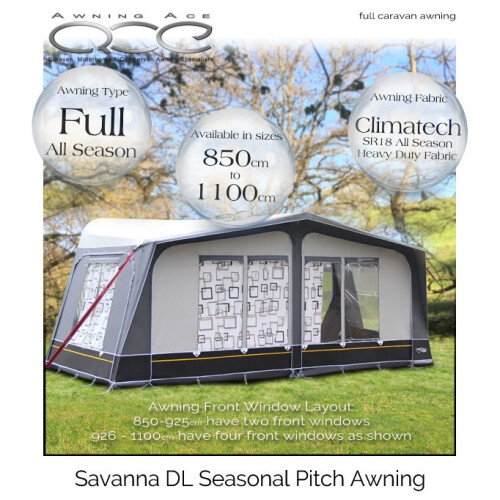 Camptech Savanna DL Seasonal Caravan Awning on OnBuy