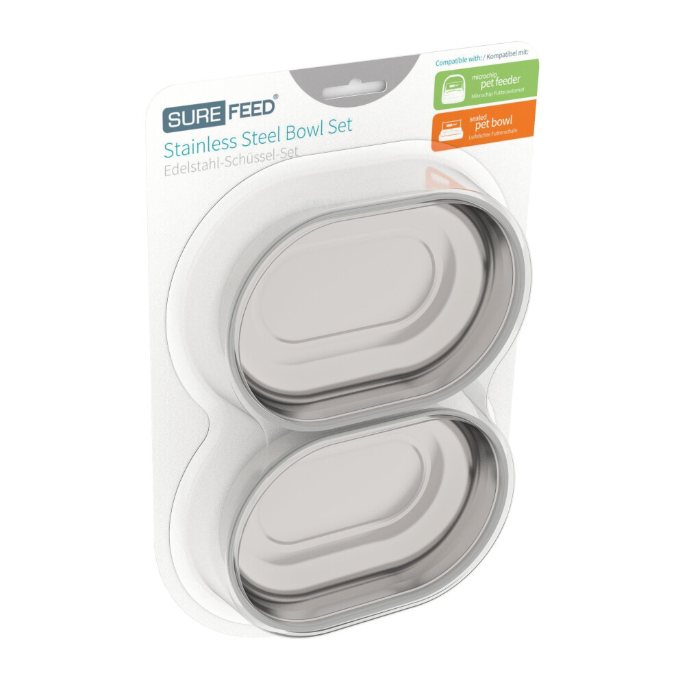 SureFeed Stainless Steel Bowl Set