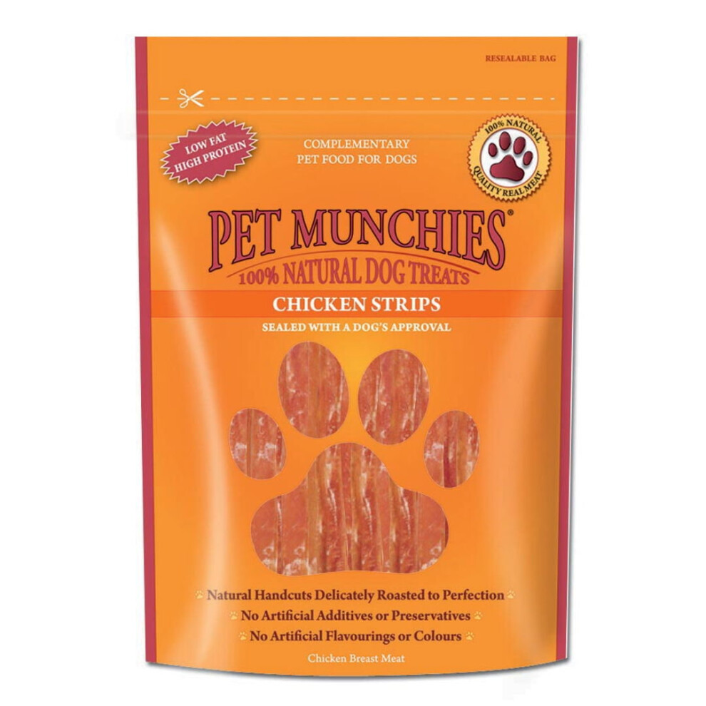 Pet Munchies Chicken Strips 90g