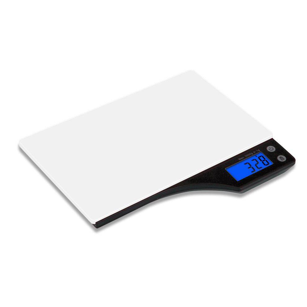 Kabalo White Kitchen Household Food Cooking Weighing Scale 5kg capacity 5000g/1g